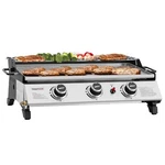 Royal Gourmet 24-INCH Tabletop Propane Griddle W/ Warming Rack & Two Handles. Fixed Price $119.99.