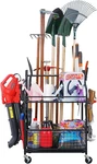 Garden Tool For Garage, Yard Rack With Wheels,garage Organizers. Fixed Price $123.99.
