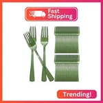 Minatee 50 Pcs Plastic Forks Disposable Cutlery Heavy Duty Dinnerware Si. Fixed Price $14.20.