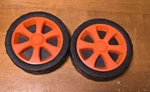 Voltask Snow Shovel Wheels Set Of 2 Replacement CSS004-160 Used. Fixed Price $19.90.