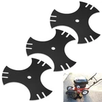 Lizewei Pcs Universal 9" X (1/2 Inch Hole) Edger Blade, 3-SIDE Black. Fixed Price $25.63.