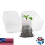 Enpoint 200PCS 3X4" Seed Starter Bags Non-woven Plant Grow Nursery. Fixed Price $11.91.