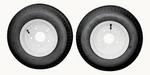 Antego Tire And Wheel (set Of 2) 4.80-8 Assemblies, White 5 Lu.... Fixed Price $150.26.