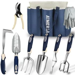Aimerla Gardening Tools Set Of 9 Heavy Duty. Fixed Price $56.80.