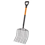 Vnimti Pitch Fork Gardening, 10 Tines Wide With Fiberglass Han.... Fixed Price $69.93.