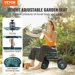 Vevor Cart Rolling Workseat With Wheels, Gardening Stool For Planting, 36. Fixed Price $109.83.