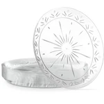 Plasticpro 9" Premium Heavy Crystal Clear Disposable Hard Dinner Plates. Fixed Price $59.06.