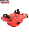 Spiked Shoes 3/4" Gunite Epoxy Floor Overlay Install Green Pair From Usa. Fixed Price $18.88.