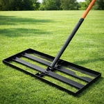 Lawn Leveling Rake, 30"X10" With 78 Inch Adjustable Handle, Stainl. Fixed Price $129.99.