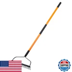 Vnimti Rake For Gardening, Heavy Duty Lawns, 14 Tines Bow. Fixed Price $58.31.
