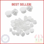 Qjaiune 1/2 Inch 13MM Hole Caps White Plastic Plugs, Flush Mount. Fixed Price $8.63.