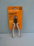 Fiskars 6" Precision Wire Cutter Spring Action Softgrip White Gray. Fixed Price $14.90.