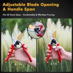 Restmo Gardening Pruning Shears -premium Titanium Bypass,forged Aluminum Handles. Fixed Price $29.99.