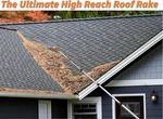 12FT Adjustable Roof Rake For Snow & Pine Needles Telescoping Pole. Fixed Price $87.32.