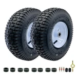 2-PACK Of 13X5.00-6" WHEELS,13" Pneumatic Tires,steel Rim And 3/4" Axle Bore .... Fixed Price $111.19.