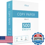 8.5X11 White Printer Paper, 500 Sheets, 20 Lb, 92 Bright, Inkjet/laser. Fixed Price $40.37.