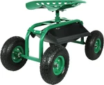 Sunnydaze Rolling Garden Cart With Swivel Seat And Storage -. Fixed Price $101.56.