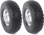 Ar-pro (2-PACK) 10-INCH Solid Rubber Tire Wheels 4.10/3.50-4", Silver. Fixed Price $49.99.