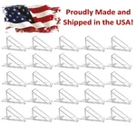 100 Pack Clear V2 Recycled Eco Roof Guard Snow Sliding Ice Stop Plastic. Fixed Price $109.99.