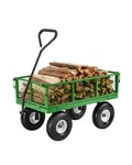 Vevor Steel Garden Cart 680LB Capacity Heavy Duty Yard Wagon Utility 10IN. Fixed Price $94.99.