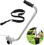 Ergonomic Grip, String Trimmers Handle With Shoulder Strap Silver. Fixed Price $32.57.