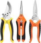 3 Pack Pruning Shears Stainless Steel Gardening G.... Fixed Price $21.89.