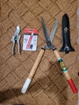 217 Okatsune 7744AI Trimming Shears, Type 60, Short Handle W/ Extras. Fixed Price $79.95.
