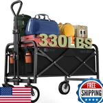 Fdw Collapsible Folding Wagon Garden Cart Beach Grocery All-terrain. Fixed Price $79.98.
