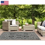 Liora Manne Carmel Indoor/outdoor Power Loomed Synthetic Blend Profile Area Rug. Fixed Price $63.07.