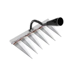 Iron Rake For Gardening Weeding Heavy Duty Tool Carbon Steel Hand. Fixed Price $27.40.