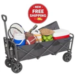Mac Sports Deluxe Extended Folding Wagon W/ Brakes 350LB All-terrain Wheels New. Fixed Price $139.69.