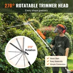 15.7-INCH 26CC Cycle Gas Hedge Trimmer, Bushes. Fixed Price $193.80.