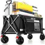 Collapsible Wagon Cart With Wheels - 180L Foldable Heavy Duty Big All. Fixed Price $106.41.