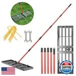 Zenhosit Lawn Leveling Rake - Leveler With 78" Adjustable Steel Handle, 30". Fixed Price $74.01.
