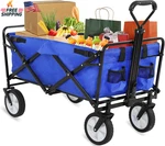 Collapsible Folding Wagon Large Capacity Outdoor Utility Portable Beach. Fixed Price $77.30.