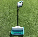 Litheli 20V Cordless Snow Shovel-gray/aqua-w/battery-no Charger-tested D10101150. Fixed Price $59.99.