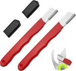 Compact 2-PACK Wolfram Steel Knife Sharpeners Ultimate Garden Tool Essentials. Fixed Price $11.17.