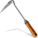 Japanese Weeding Tool Nejiri Gama Hoe Sharp Steel With Wood Han. Fixed Price $25.61.