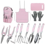 Pink Sets 12 Pieces, Ihansee Aluminum Gardening Hand With N.... Fixed Price $57.69.