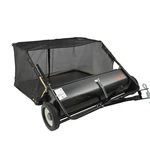 Vevor Tow Behind Lawn Sweeper, 44 Pull 25 Cu. Ft Large. Fixed Price $490.93.