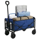 Dumos Collapsible Wagon Cart, 67L Heavy Duty Utility (220LBS), Blue. Fixed Price $67.99.