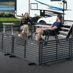 Portable Dog Playpen Fence 44IN X W 2 Panels Charcoal ZP19073 Zippity. Fixed Price $179.99.