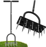Masyhlest Lawn Aerator, 2-IN-1 Manual Metal Core Aerators Tool With 16 I.... Fixed Price $30.00.