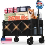 Aomia Collapsible Foldable Wagon Heavy Duty 360LBS All Terrain Utility Cart For. Fixed Price $74.70.