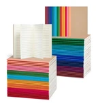 Alkalo 60 Pack Mini Pocket Lined Notebook Bulk, 3.5X5.5 Kraft Cover With Rain.... Fixed Price $46.51.