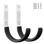Geewatom Heavy Duty Steel Hooks,garage Storage Utility Black 2 Pack. Fixed Price $14.50.