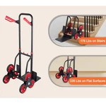 2IN1 Stair Climbing Truck Upright Dolly Steel 330 Lbs &telescoping Handle. Fixed Price $75.85.