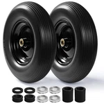Backyard Expressions 16-INCH Flat-free Pu Tire 2-PACK Heavy-duty Solid. Fixed Price $90.01.