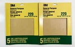 3M General-purpose 9 In. X 11 220 Grit Very Fine Sandpaper (2 Packs Of 5). Fixed Price $9.49.