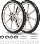 Pc Grey 20" Flat Free Tire And Wheel With 3/4" & 5/8" Bearing,for Lawn Carts. Fixed Price $82.99.